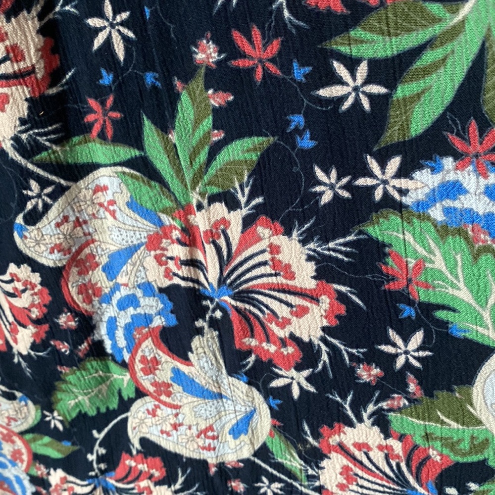 J. Crew Island Floral Button Front Dress, size 6 - Picture 5 of 6